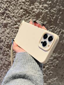 Large Hole Diagonal Cross Body Lanyard Shockproof Protective Phone Case Compatible With Apple IPhone 16, 15, 14, 13, 12, 11 Pro Max