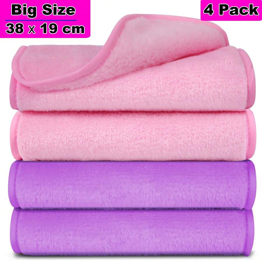 4/5/6 Pack Makeup Remover Cloth Makeup Remover Towels Microfiber Face