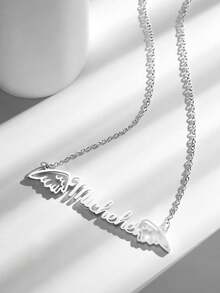 Thời trang Ánh sáng Sang trọng Nam và Nữ Cá nhân hóa Tùy chỉnh Vương miện Vòng cổ bằng thép không gỉ Tên Ngày của Mẹ Ngày của Cha Ngày lễ tình nhân Để Kỷ niệm Tốt nghiệp Bạn thân Sinh nhật Mặt dây chuyền cao cấp Quà tặng Ngày lễ tình nhân - Bạc - Xem 6