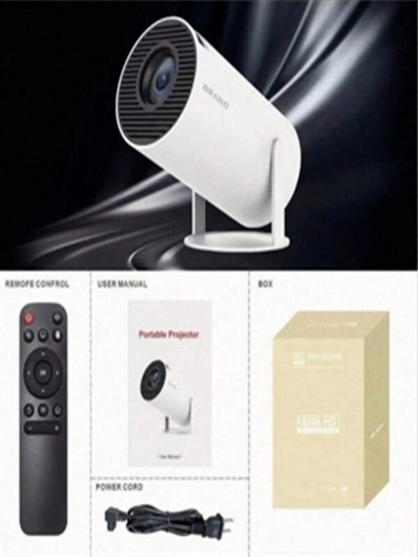 Projetor 4K HD 150 Polegadas Celular Tv B0x Xbox PS Pc Wifi e Bluetooth HY300 Magcubic 110/220