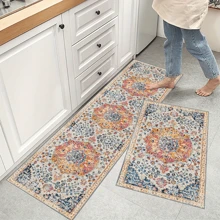 1片可水洗,輕盈易於清潔歐式廚房地墊,適用於廚房、飯廳、水槽區、浴室、桌子、入口等使用場所 - 彩色 - 查看 3