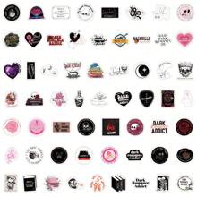 110PCS Dark Romance Czytelnicy Naklejki Naklejki winylowe Album, Pamiętnik, Laptop, Zderzak, Deskorolka, Butelki na wodę, Komputer, Telefon, Kreskówka, Kask, Naklejki samochodowe, Artykuły szkolne, Powrót do szkoły