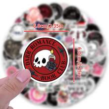 110PCS Dark Romance Czytelnicy Naklejki Naklejki winylowe Album, Pamiętnik, Laptop, Zderzak, Deskorolka, Butelki na wodę, Komputer, Telefon, Kreskówka, Kask, Naklejki samochodowe, Artykuły szkolne, Powrót do szkoły