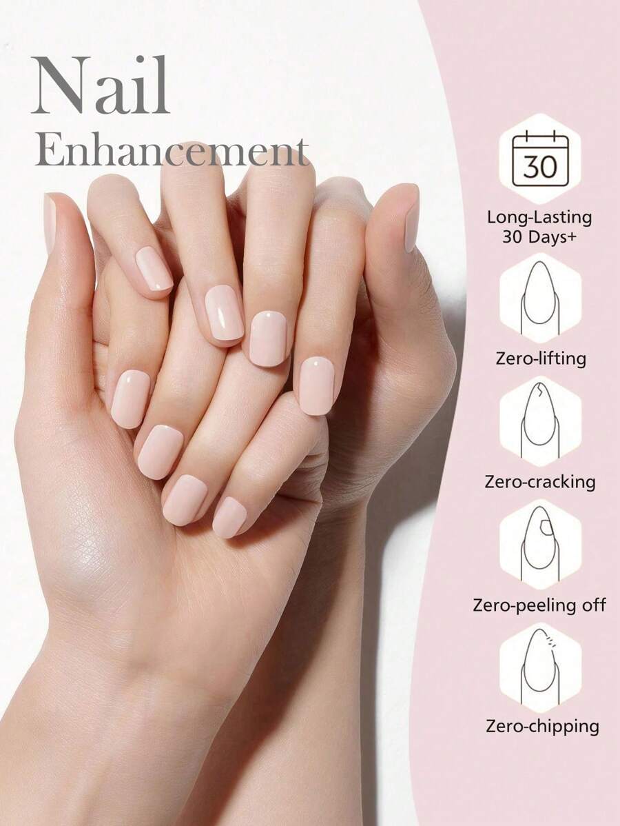 Self Leveling Gel Polish 7Ml Semi Permanent Reinforcement Gellac Nails