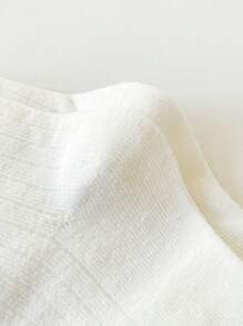 4 Pairs Of Children's White Crew Socks, Versatile Daily Wear - White - View 9