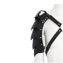 1 bộ trang phục hóa trang Viking thời trung cổ dành cho nam, đạo cụ sân khấu cho lễ Halloween - màu đen - Xem 8