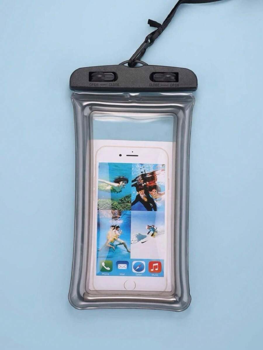 Bolso de celular PVC impermeable exterior - Negro - Ver 1