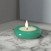 1pc Diy Crystal Resin Mould For Candle Holder, Storage Tray, Decoration, Silicone Mold For Pen Holder, Flower Pot
