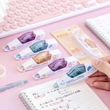 Cinta Corrector Con Lindo Diseño De Dibujos Animados Y Gran Capacidad, Papelería Colorida Para Estudiantes - Multicolor - Ver 5