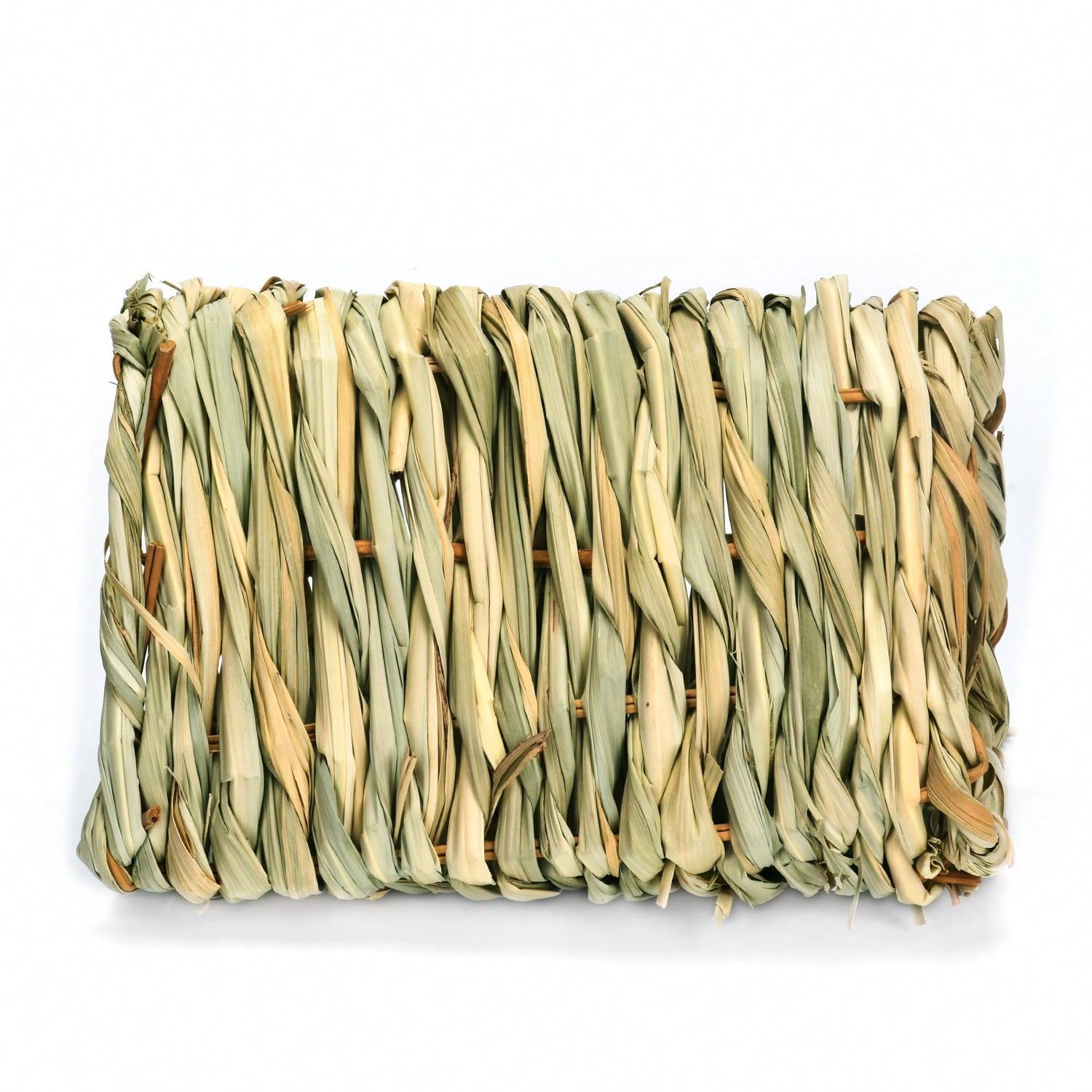 Hamster Grass Woven Hideaway Tunnel Toy, Natural Cage Landscape Habitat