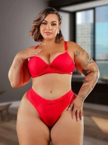 Plus Size Pajama Sets - 彩色 - 查看 1