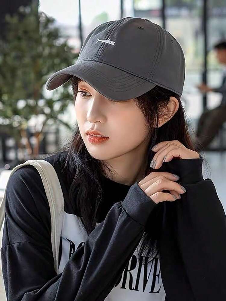 1 Pieza Gorra De Béisbol Bordada Con Moda Y Calidad Universal Para Hombres Y Mujeres, Gorra De Béisbol Sencilla De Color Caramelo Y Verano, Sombrero Deportivo Transpirable Casual Para Padres, Sombrero De Sol Unisex Con Bordado De Letras Para Deportes Al Aire Libre. Mantenga Fresco Y Protegido: Gorra De Béisbol Transpirable Ajustable Para Hombres Y Mujeres En Actividades Al Aire Libre. - A - Añade 1