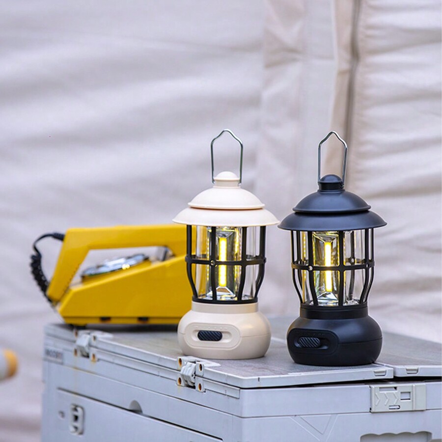 Outdoor Open Camp Light Atmosphere, Warm Light, Lighting Wild Camp