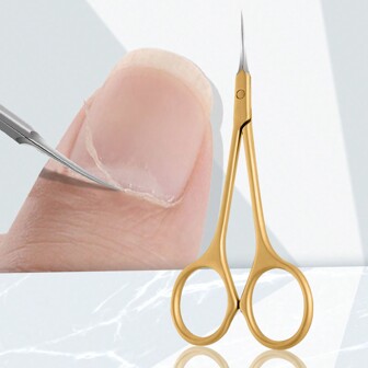 1 pieza de cortauñas profesional para cutícula, tijeras cortadoras de uñas de acero inoxidable, removedor de uñas para accesorios de manicura y pedicura