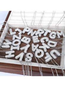 1 Pezzo Nuova Collana Con Ciondolo Lettera A-z 26 Di Lusso In Micropavé Cz, Collana Con Ciondolo Iniziale Del Nome In Platino Elettroplaccato Per Uomo E Donna