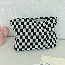1个化妆包，棋盘格纹化妆包，粉色、绿色女士化妆包，蓝色、黑色小号收纳化妆盒，黄色、紫色女士旅行包，铅笔盒，日常大容量礼物，送给朋友和老师，浴室客厅唇油收纳盒，指甲油收纳盒，化妆品旅行洗漱用品收纳盒，礼品收纳拉链配件指甲包，化妆包，旅行必备 - 彩色 - 查看 16