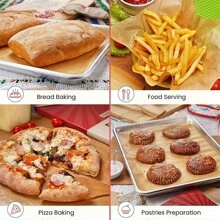 50/100/200pcs Parchment Paper Baking Sheets 6x8 Inches/12x16 Inches, Precut Non-Stick Parchment Paper For Baking, Cooking, Grilling, Frying And Steaming - Unbleached, Kitchen Gadgets, Kitchen Accessories, Home Kitchen Items Air Fryer Kitchen Air Fryer Liners Air Fryer Paper Airfryer Air Frier
