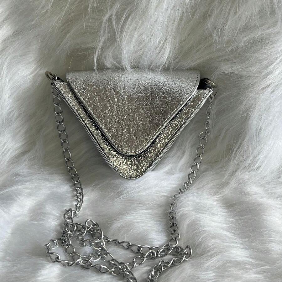 Women Shoulder Bags - 銀色 - 查看 1