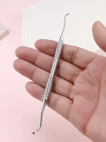 Set De 3 Piezas De Removedor Y Empujador De Cutícula De Acero Inoxidable Que Incluye Cortador De Cutícula, Elimina Piel Muerta Y Herramienta Para Remover El Esmalte En Gel De Uñas
