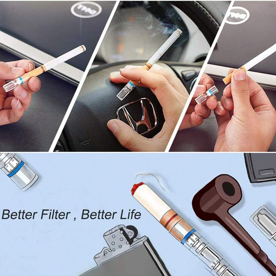 100pcs/Set Disposable Cigarette Filter Tips, DualPurpose For Slim