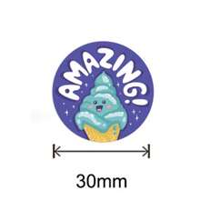 300pcs/Roll Cartoon Reward Stickers, Gift Decoration Labels, Stationery Stickers Back To School Scrapbook Supplies Funny Stickers Laptop Stickers Kindle Phone Stickers - Multicolor - View 2