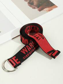 1 pezzo Cintura casual unisex con motivo a lettera, adatta per uso quotidiano boho, scuola estiva, casual scolastico, business, ragazzo, marito, padre, regalo per papà, uso quotidiano, moda, adolescente, all'aperto, vacanza, atletica, viaggio, strada, boho, autunno vintage, autunno, Ognissanti