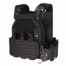YAKEDA Light Weight Outdoor Hunting MOLLE  Vest - màu đen - Xem 4