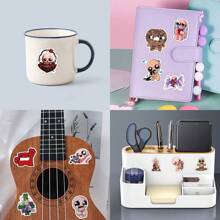 50pcs The Binding Of Isaac Cartoon Stickers, Waterproof Vinyl Decal For Water Bottles, Laptops, Phones, Skateboards, Guitars, Luggage, Scrapbooks, Helmets, Decoration For Kids, Teens, Adults Party Supplies - Multicolor - View 6