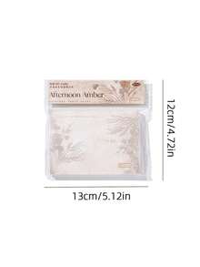 1 Sách , 80 Retro Thực vật & Hình hoa Pad ghi nhớ Đối với Tạp chí , Message , , Tối Gỗ Rạng rỡ Loạt - Nhiều màu - Xem 9