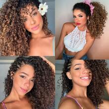 14/18/24inch Curly Crochet Hair For Women Water Wave Crochet Hair Curly Braiding Hair GoGo Curl Crochet Hair Ocean Wave Beach Curl Wavy Crochet Hair Extensions (Pack Of 1, T30)