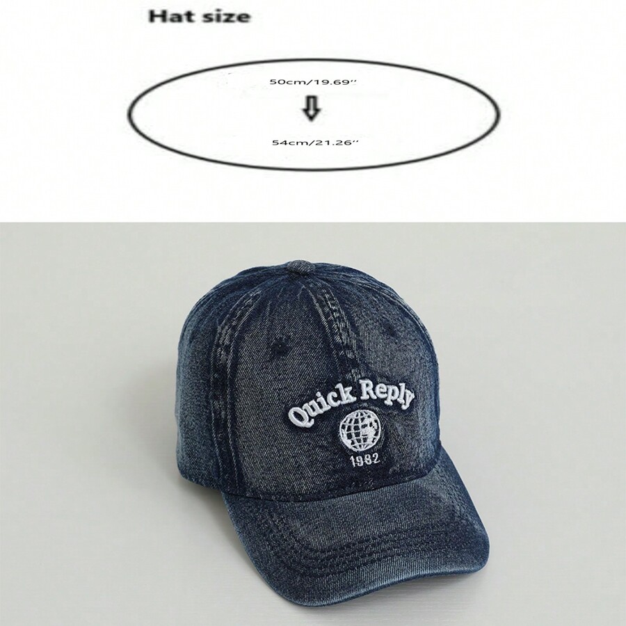 Electric Callboy Baseballkappe - Denim Cap Im Vintage Look Für Männer & Frauen