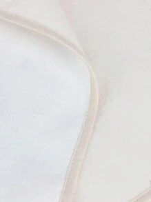 1 件心形图案防水婴儿床垫，柔软吸水可重复使用尿布更换垫，可双面使用，适合所有季节婴儿洗澡家庭装饰礼物 - 咖啡棕 - 查看 5
