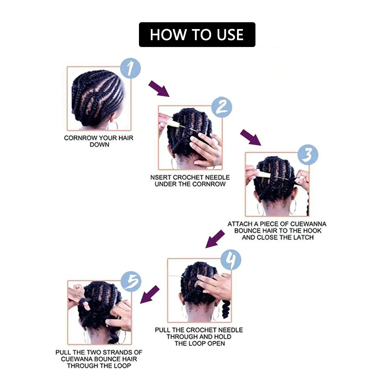 14/18/24inch Curly Crochet Hair For Women Water Wave Crochet Hair Curly Braiding Hair GoGo Curl Crochet Hair Ocean Wave Beach Curl Wavy Crochet Hair Extensions (Pack Of 1, T30) - Two-Tone - View 10