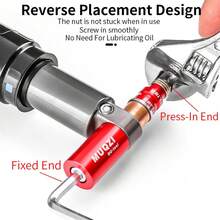 XINDELL 自行車減震橡膠套安裝工具鋼製安裝拆卸懸架背衝擊總成橡膠套工具,自行車後避震器du橡膠套工具 適用於fox Rockshox 10.7mm / 12.5mm - 金色 - 查看 5