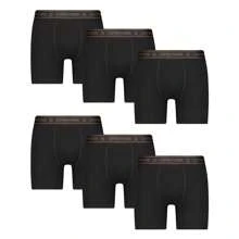 Copper Power Essential Cotton Men's Boxer Brief – 6 Pc Pack, Men's Underwear Boxer Briefs, Soft & Comfortable Waistband, Anti-Chafing - 灰色 - 查看 11