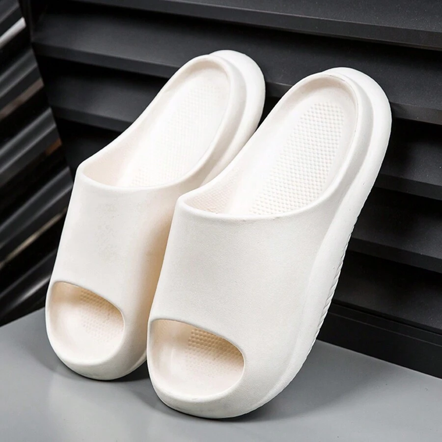 Geweo Slippers Heren Dames EVA Badslippers -Flip Flops Slim Slippers Verdikte Lichtgewicht Super Zach 1