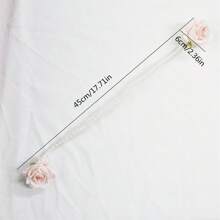 1pc Rural Style Rose Flower Curtain Tieback Gifts Birthday Graduation - Baby Pink - View 7