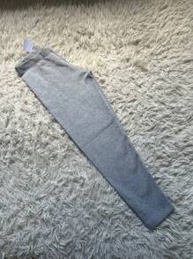 Young Girls Leggings - Grey - View 2