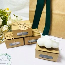 20pcs Aroma Candle Souvenir Gift, Clouds Candle For Baby Shower Bridal Shower Gender Reveal Party Decorations, Wedding Gift For Guests, Aroma Candles Home Decoration - White - View 9