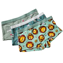 Kit 5 Calcinha Box Infantil Estampada Suede Boxer/Girl Boyshorts Cueca Menina Criança