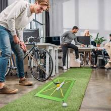 Golf Swing Practice Mat Golf Swing Trajectory Mat Hitting Mark Detection Direction Measuring Mat - Multicolor - View 3