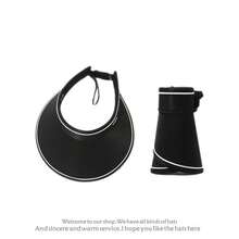 夏季韓式防曬帽野餐帽,防曬戶外便攜帽,可捲起來 - A - 查看 4