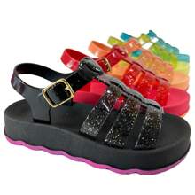 Kids Flat Sandals - Màu xanh Bạc hà - Xem 1