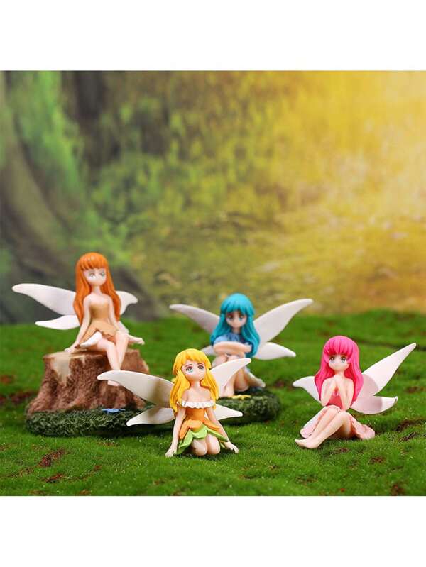 ديكور حوض الأسماك الزجاجي عبارة عن مشهد صغير ذو ديكورات نباتية ونباتات الشمسية، زينة كرتونية لسطح المكتب