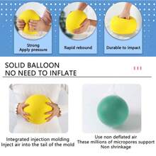 Silent Basketball, Silent Basketball Dribbling Indoor, The Handleshh Silent Basketball, Hushhandle Silent Foam Basketball, Indoor Training Foam Ball No Noise No Sound Basketball - Blue - View 2