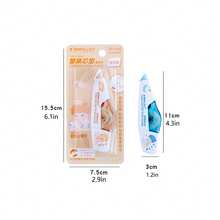 Cinta Corrector Con Lindo Diseño De Dibujos Animados Y Gran Capacidad, Papelería Colorida Para Estudiantes - Multicolor - Ver 2