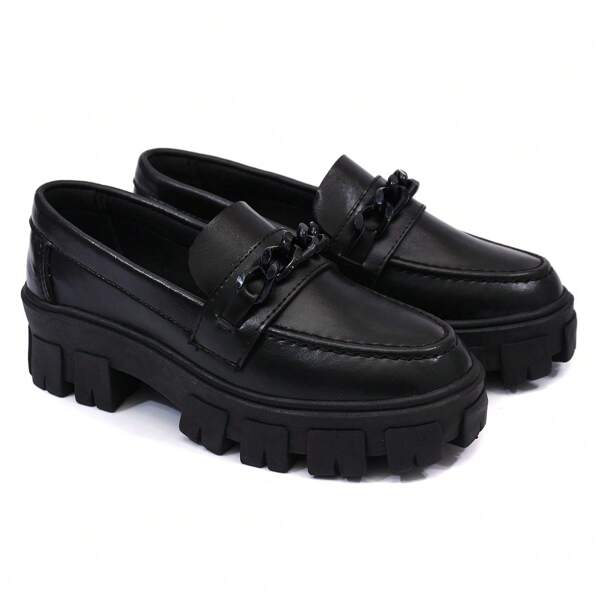 Sapato Feminino Mocassim lizo Oxford Tratorado e Elegância