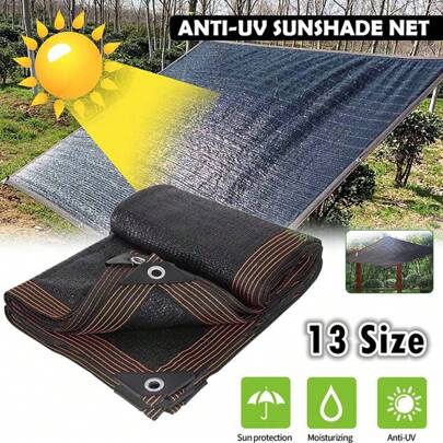 1 Pieza Red De Sombra Anti-uv, Toldo De Exterior, Refugio Anti-sol, Red De Jardín Antiflores, Protector Solar