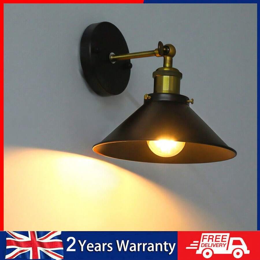 OYAJIA Modern Industrial Vintage Retro Rustic Sconce Wall Light Lamp Fitting Fixture