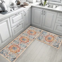 1片可水洗,輕盈易於清潔歐式廚房地墊,適用於廚房、飯廳、水槽區、浴室、桌子、入口等使用場所 - 彩色 - 查看 1